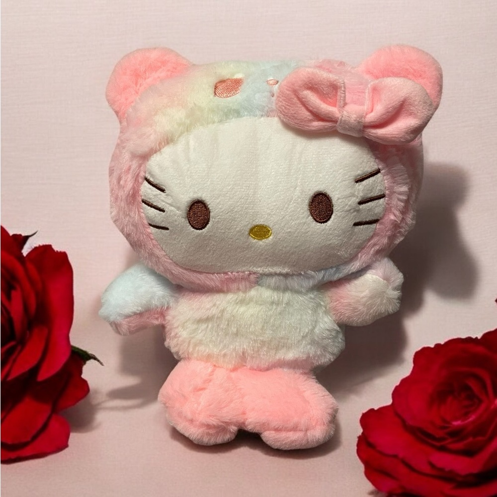 Hello Kitty tie dye plushie